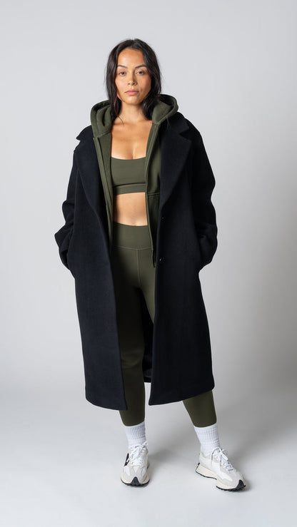 Caitlin Wool Coat in Black | Coats & Jackets | Tuff Collection