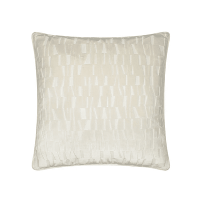 Calypso Ivory Velvet Pattern Cushion Cover - 50x50cm Textiles
