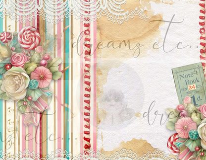 Candy Cane Lane - Digital Journal Kit