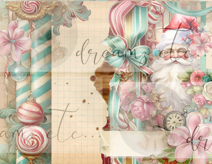 Candy Cane Lane - Digital Journal Kit