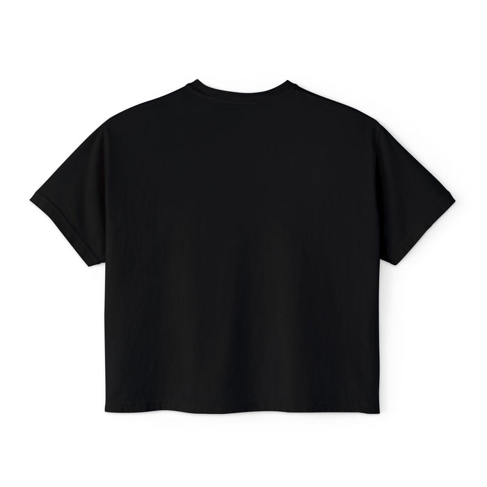 Black vintage-wash Comfort Colors crop top from thtgrlreads Wolves of Ruin collection, offering a relaxed unisex fit and premium softness by Printify.