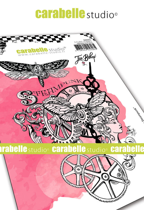 Carabelle Studio - "Cling Stamp A6 : "Steampunk Chronicles" by Jen Bishop *