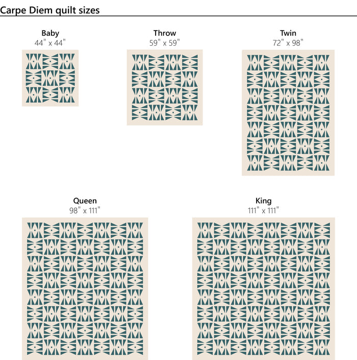 Carpe Diem Quilt Pattern | Eudaimonia Studio