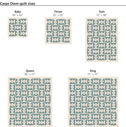 Carpe Diem Quilt Pattern | Eudaimonia Studio