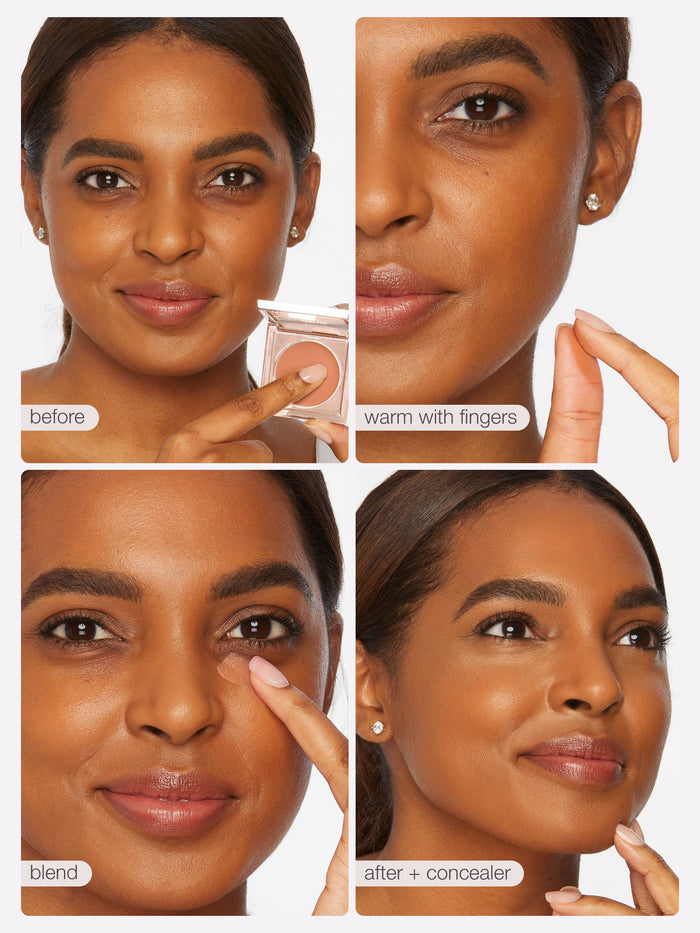 tarte cosmetics face card never declines  before and after