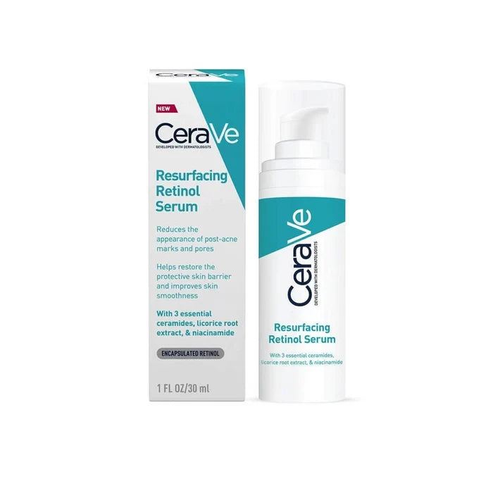 CeraVe Resurfacing Retinol Serum with Ceramides & Niacinamide for Blemish-Prone Skin 30ml