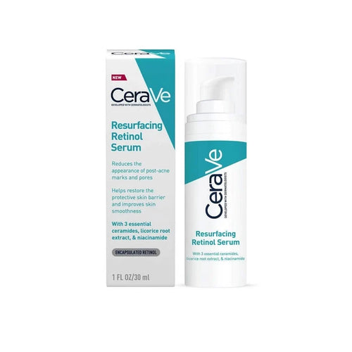 CeraVe Resurfacing Retinol Serum with Ceramides & Niacinamide for Blemish-Prone Skin 30ml