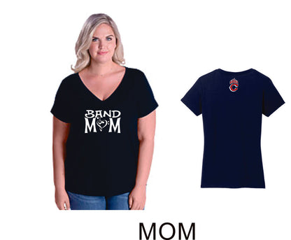 Chap Band Curvy Ladies Tee- 4 Designs- Matte or Glitter