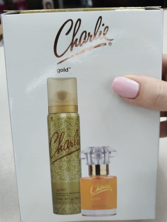 Charlie Gold parfume gift set