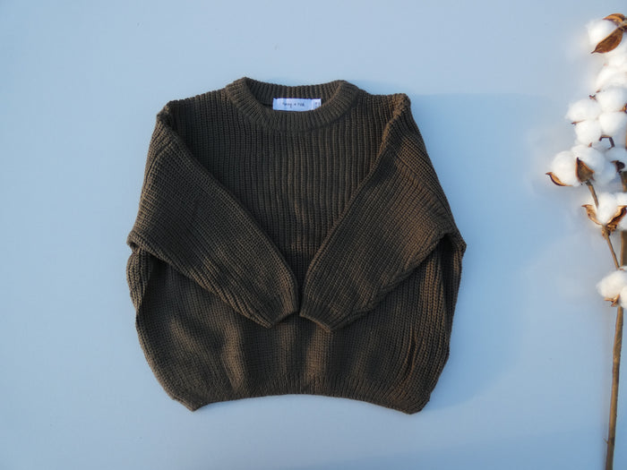 'Charlie' Knit - Khaki