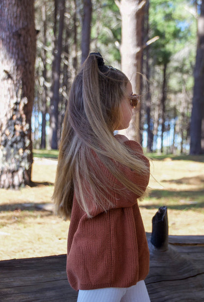 'Charlie' Knit - Rust