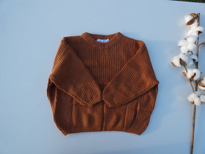 'Charlie' Knit - Rust