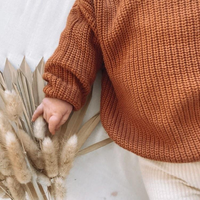 'Charlie' Knit - Rust