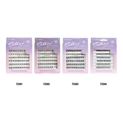 Cherry Blossom 3D Effects Silky Cluster Eyelashes 60pcs