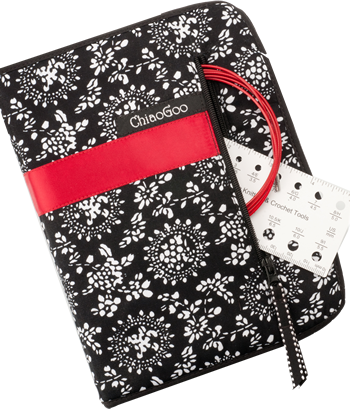 ChiaoGoo 4" TWIST Interchangeable Needle Set Red Lace Complete US 2-15 (2.75mm-10.00mm)