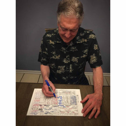 Chicago Cubs Pat Hughes 2016 World Series Game 7 Personalized Framed Scorecard