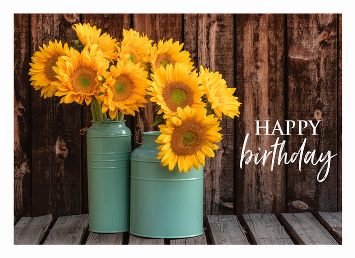 Card Design 1 Front Message - Happy Birthday