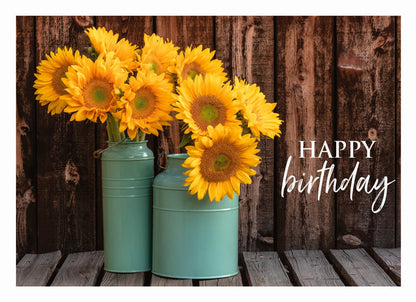 Card Design 1 Front Message - Happy Birthday