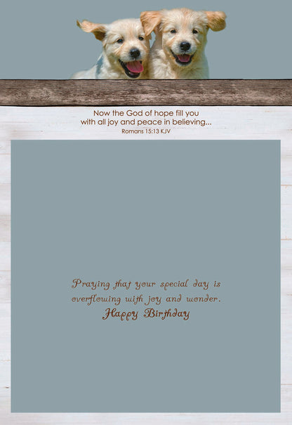 Inside Scripture - Now the God of hope fill you with all joy and peace in believing... -Romans 15:13 KJV