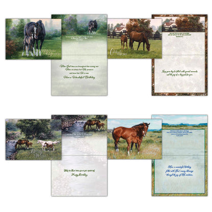 Christian Birthday Cards by Shared Blessings-Beginnings, 12 Cards