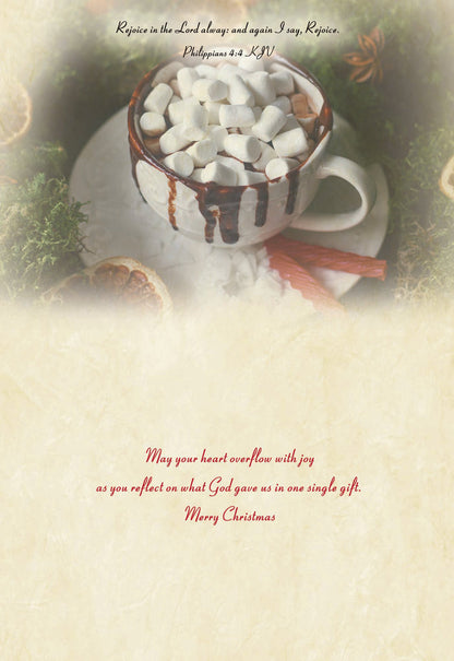 Christian Christmas Cards by Shared Blessings - Cozy Christmas, 12 Religious Cards and Envelopes