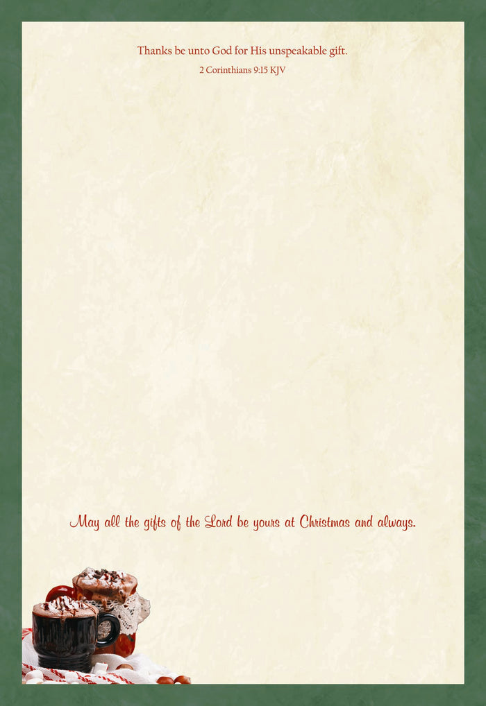Christian Christmas Cards by Shared Blessings - Cozy Christmas, 12 Religious Cards and Envelopes