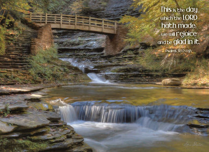 Christian Praying for You Cards by Shared Blessings - Waterfalls, 12 Cards and Envelopes