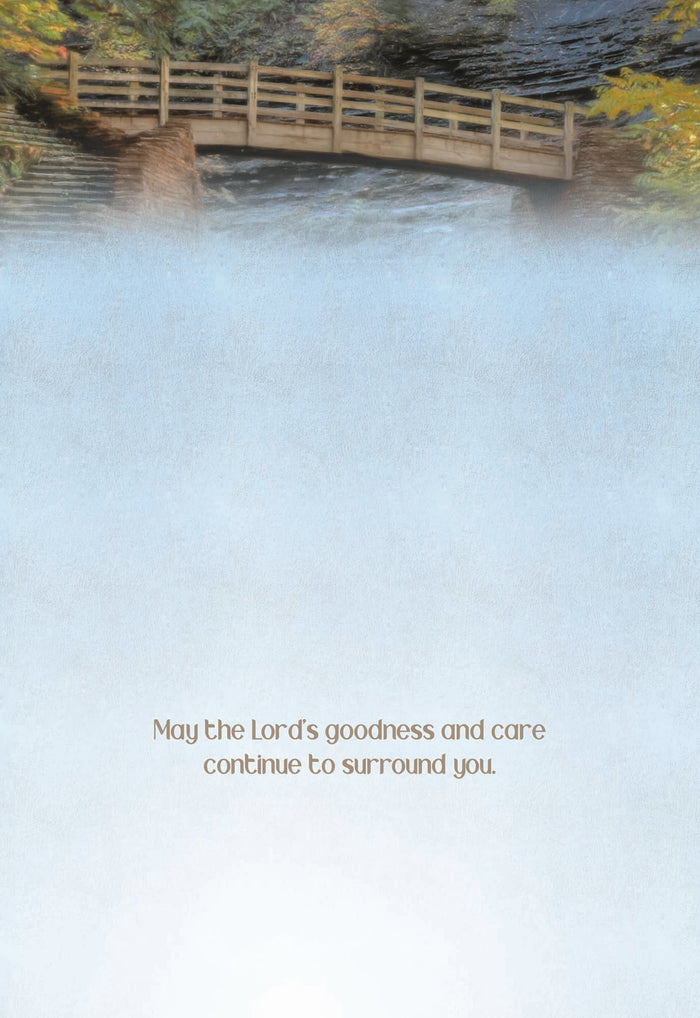 Christian Praying for You Cards by Shared Blessings - Waterfalls, 12 Cards and Envelopes