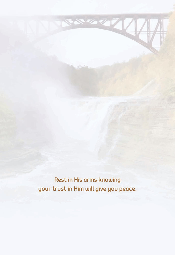 Christian Praying for You Cards by Shared Blessings - Waterfalls, 12 Cards and Envelopes