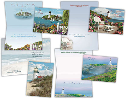 Thinking of You I - Assorted Thinking of You Cards, Box of 12