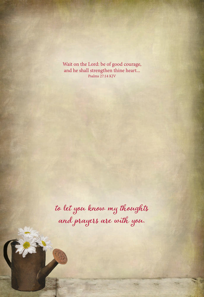 Christian Thinking of You Cards by Shared Blessings- Florally Yours, 12 Cards and Envelopes