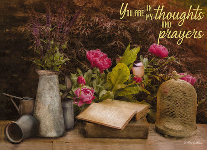 Christian Thinking of You Cards by Shared Blessings- Florally Yours, 12 Cards and Envelopes