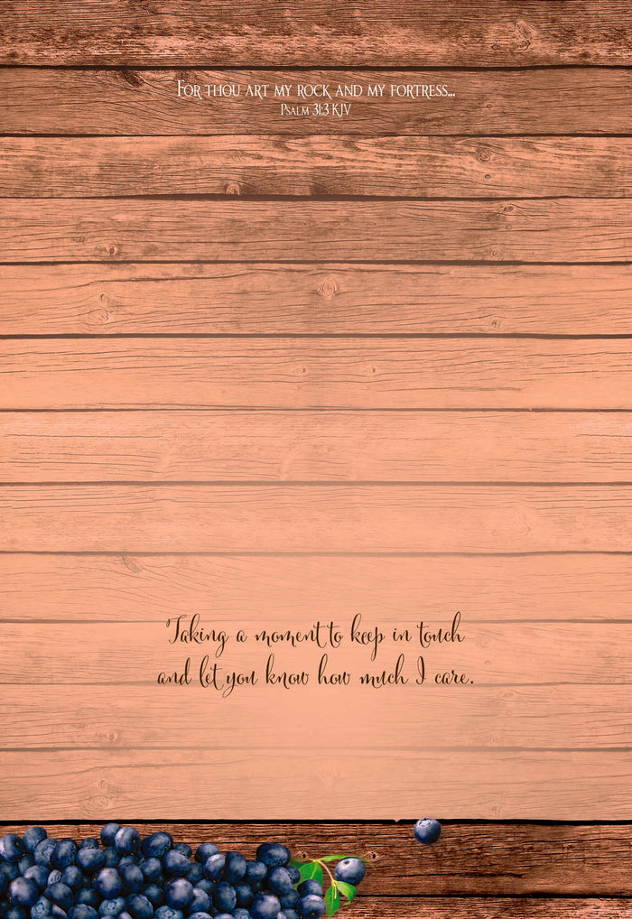 Christian Thinking of You Cards by Shared Blessings- Fruitful Blessings - 12 Cards and Envelopes