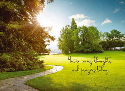 Christian Thinking of You Cards by Shared Blessings- Pathways - 12 Cards and Envelopes