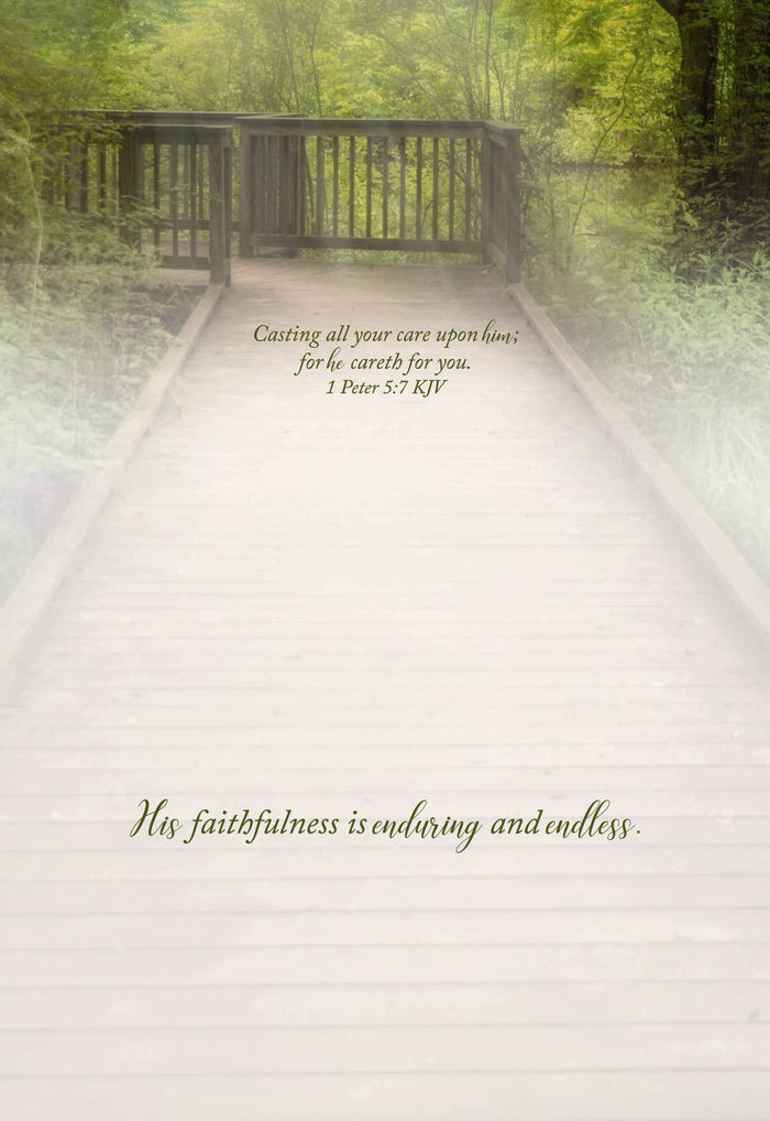 Christian Thinking of You Cards by Shared Blessings- Peaceful Paths, 12 Cards and Envelopes