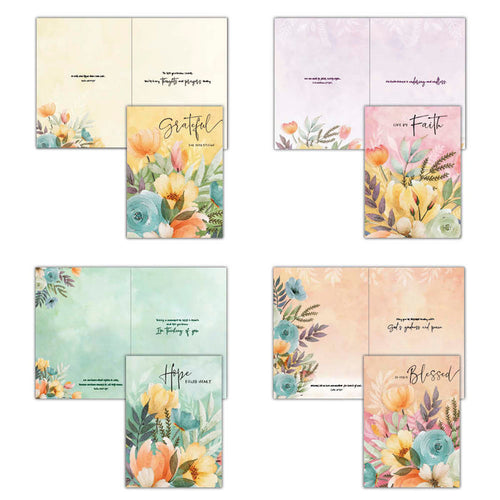 Christian Thinking of You Cards by Shared Blessings- Sunday Morning, 12 Cards and Envelopes