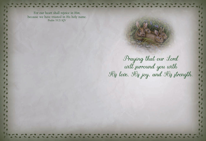 Christian Thinking of You Cards by Shared Blessings, Woodlands, Box of 12