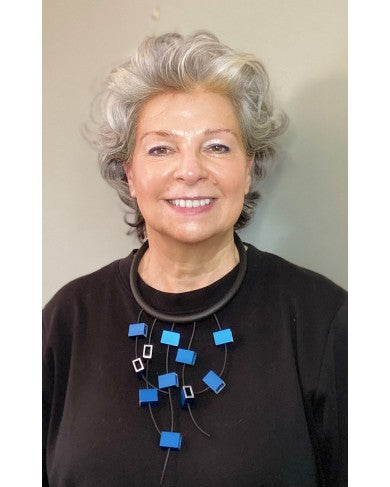 CHRISTINA BRAMPTI LAYERED CUBE NECKLACE