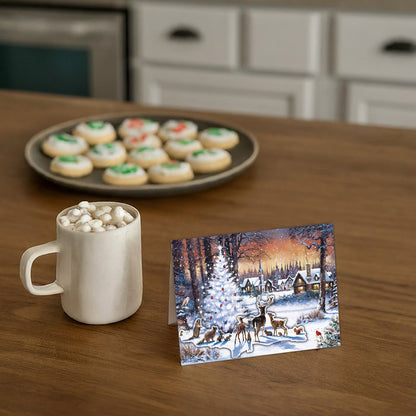 CArd on table