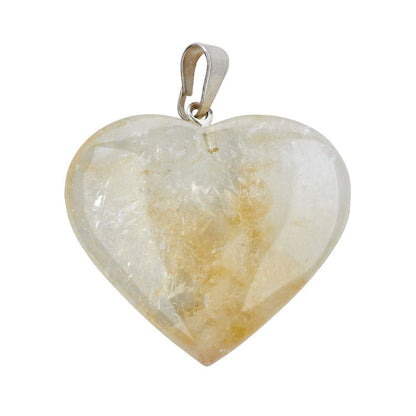 Citrine Heart Pendant