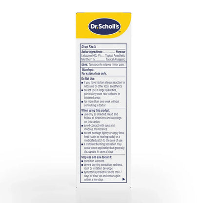 Dr Scholls Clinical Strength 12-Hour Pain Relief Liquid Roll-On drug facts label