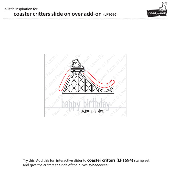 coaster critters slide on over add-on