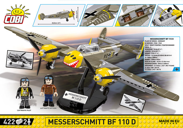 COBI-5716 Messerschmitt Bf 110D(422PCS)