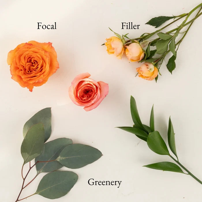 Coral Gardens Bouquet Bar Flower Kit Stem - Image