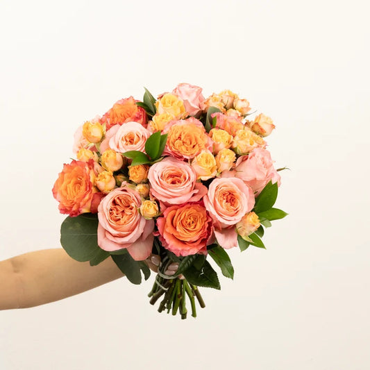 Coral Gardens Flower Bouquet Close Up - Image