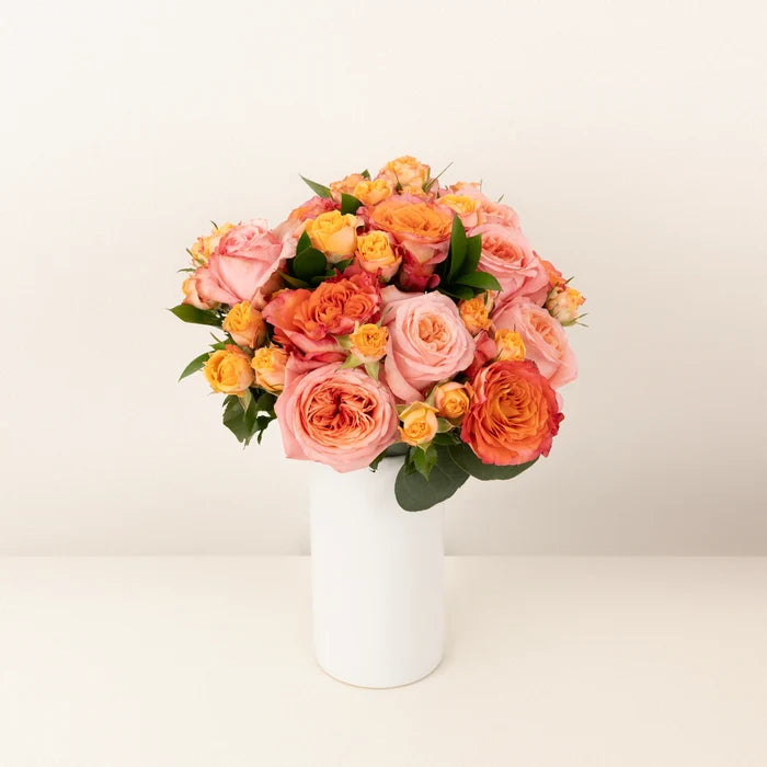 Coral Gardens Flower Bouquet Vase - Image