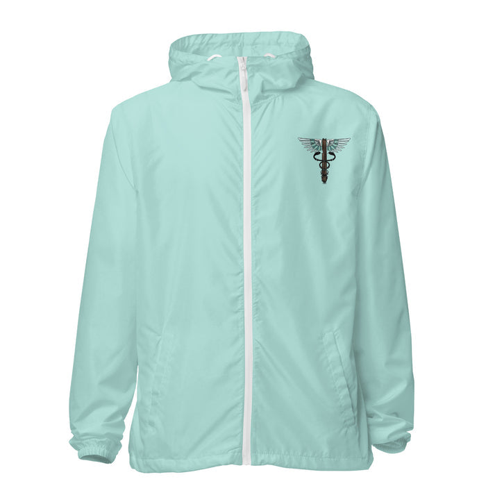 Aqua/White Zipper / XS