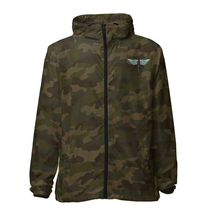 Cowgirl Caduceus- Unisex Lightweight zip-up Windbreaker