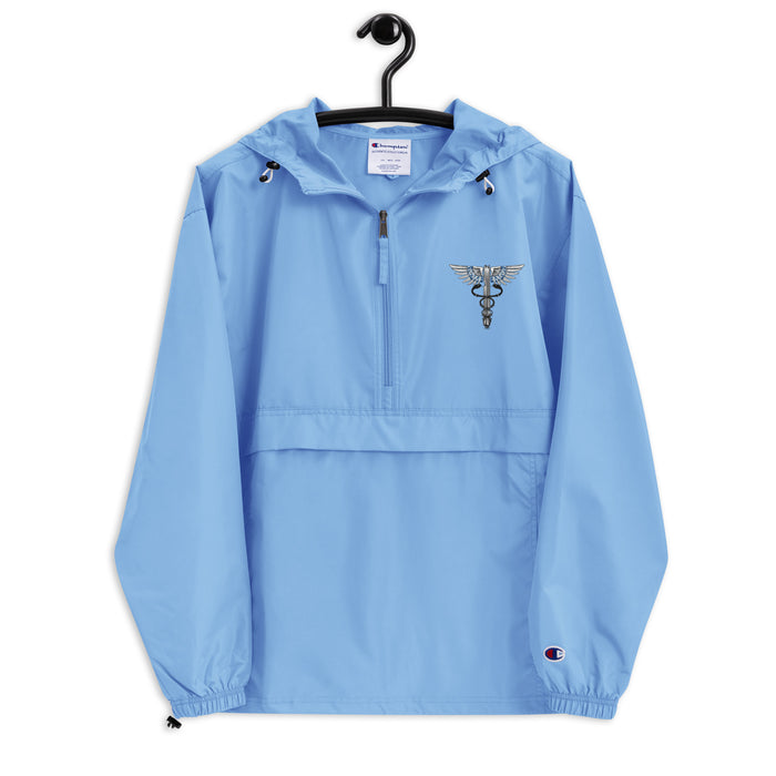 Cowgirl Caduceus-Embroidered Champion Packable Jacket