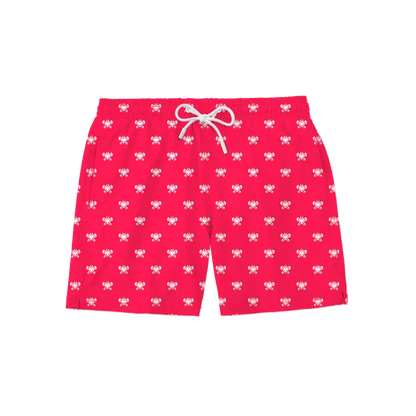Nachhaltige Kinder-Badehose aus recyceltem Material – Modell Crabby Crab von Noah*s Ocean.